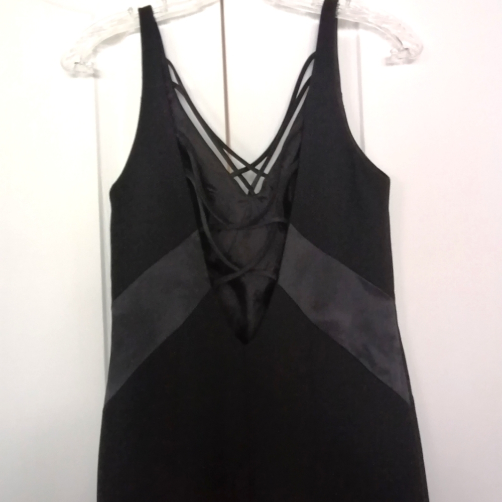 NUIT long black evening dress